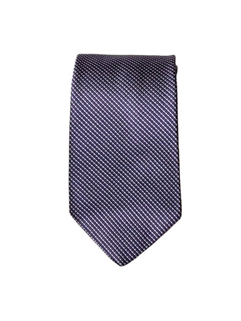 Brooks Brothers Mens Silk Tie - Purple Textured Pattern